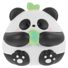 Panda Piggy Bank Cute Cartoon Coin Bank with Adorable Panda Design SpaceSaving Money Saver for Kids