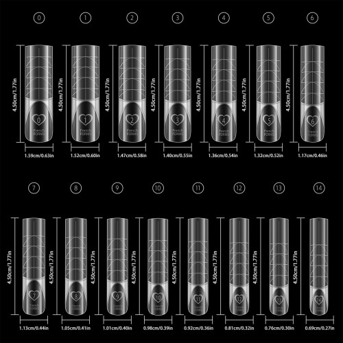 Nail Forms Nail Art Mold DIY Crystal Tips Quick Light Cure 2