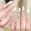 Nail Forms Nail Art Mold DIY Crystal Tips Quick Light Cure 4