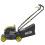 149cc 4-Stroke Petrol Push Lawn Mower 41cm Cutting Width 5