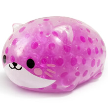 Pink Shiba Inu Stress Ball for Adults, Soft Squishy Fidget Toy for Anxiety Relief and Cute Desk Gift