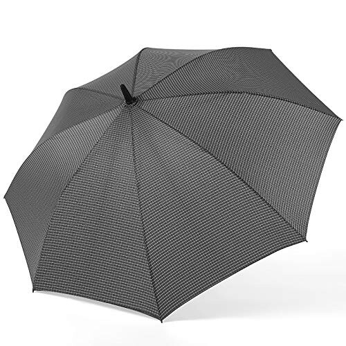 Travel Umbrella with Large Coverage Canopy, Long Handle Comfort Grip, Lightweight Compact Design