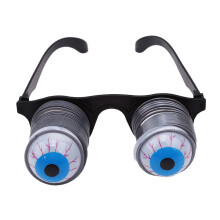 Funny Glasses with Pop Out Spring Eyes for Halloween Costume, Prank Party and Photo Props