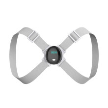 Smart Posture Corrector with LCD Display, Adjustable Back Support Belt for Adults and Kids, Invisible Wear Style (Color C)