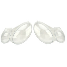 1 Pair W211 E-Class Lens Cover Clear 2002-2008