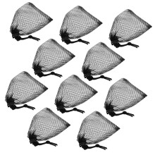 10pcs Breathable Mesh Drawstring Bags for Sports Gear, Toys and Beach Use, Durable MultiPurpose Storage