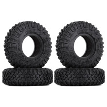 RC Crawler Tires 1.55 Inch Rubber 85x28mm 4Pcs for Axial SCX10 D90 TF2 Enhanced Grip and Durability