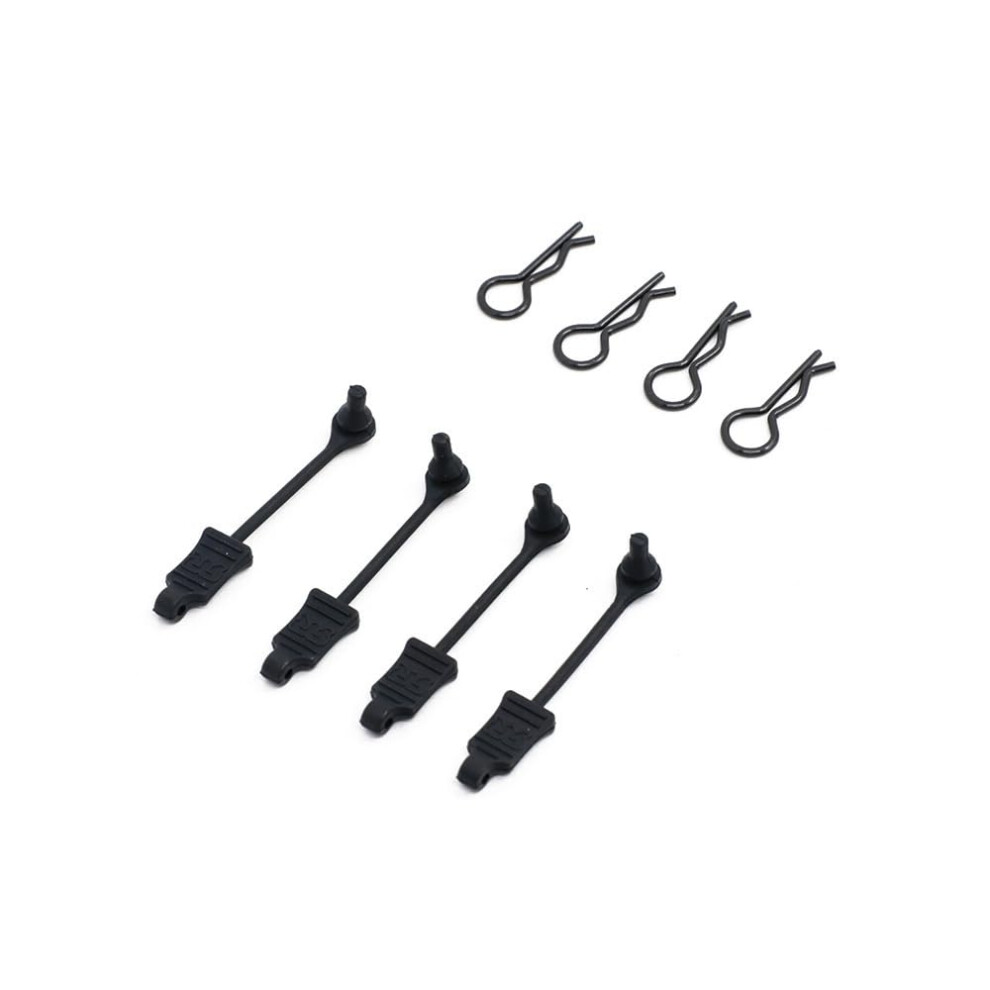 Rc Body Clip Retainers For Arrma 6S Kraton Typhon Mojave Limitless, Durable Rubber, Set Of 8, Black 9330225333388