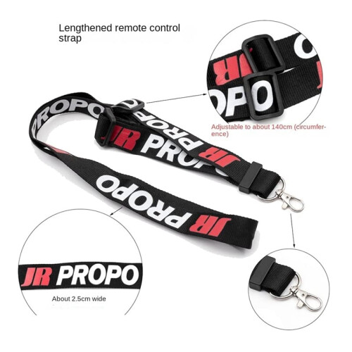Adjustable Wider Comfort RC Transmitter Neck Strap for Futaba JR Remote Controller Orange 2
