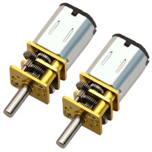 GA12N20 3V 30RPM Mini DC Gear Motor 2 Pack, Torque Metal Gear for Robot Car and RC Model