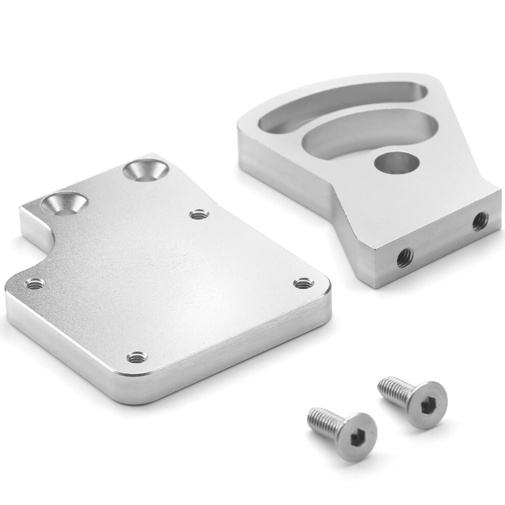 Motor Mount Aluminum Bracket 7075 Upgrade For Traxxas Revo 2.5 3.3 EâRevo Brushless Conversion Silver 9330225333586