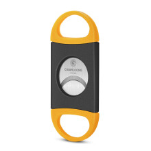 Stainless Steel Double Blade Guillotine Cigar Cutter for 60+ Ring Gauge with Clean Precision Cut