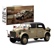 RC Military Vehicle 1/18 Scale 4WD Army Truck HG4‑51 with Lights Smoke Sound and Rechargeable Battery