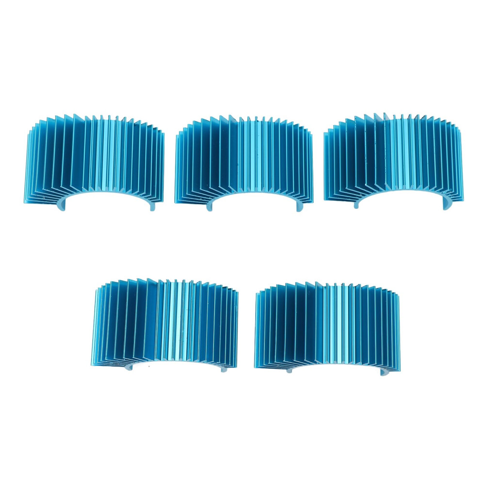 Aluminum Alloy Motor Heatsink Set 36Mm Anodized Efficient Heat Dissipation Pack Of 5 For Electric Motor Cooling Blue 9330225333739