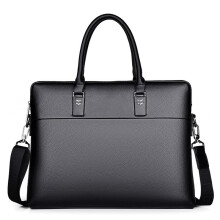Men's Business Briefcase PU Leather Messenger Bag, WaterResistant, MultiPocket, Laptop Bag for Work and Travel