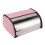 Pink Mirror Glow Roll Top Bread Box Countertop 13