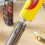 Windproof Triple Flame Cigar Torch Lighter with Builtin Cutter and Fuel Indicator Refillable Butane 5