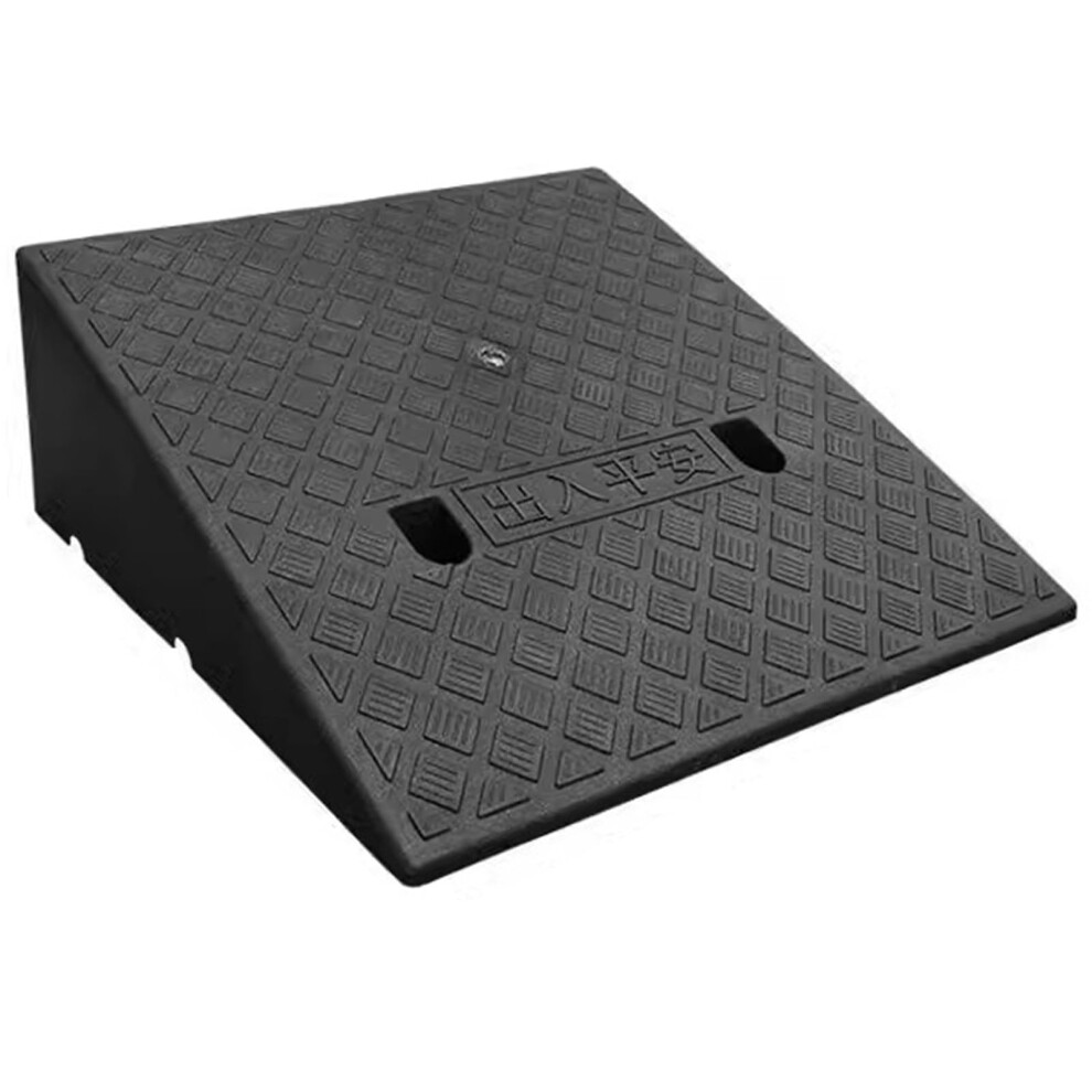 Plastic Wheelchair Ramp for Curbs and Driveways, Heavy Duty NonSlip Curb Ramp 2 Inch Rise