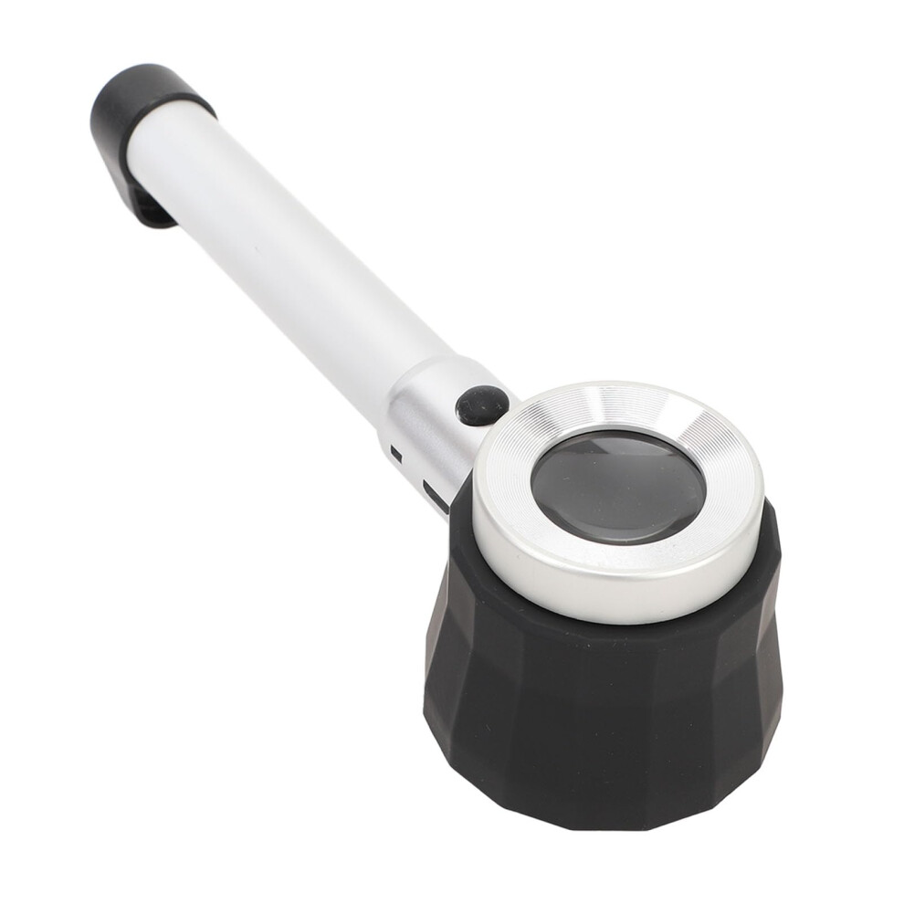Light 45X Magnifying Glass With And Scale, Handheld Loupe With Triple Led, Hd Optical Lens For Jewelry Coins Stamps