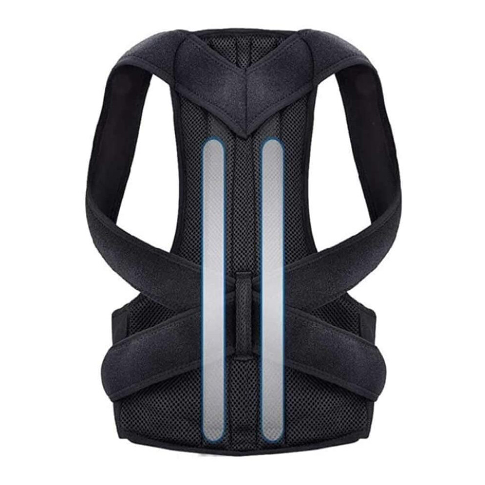 Adjustable Back Posture Corrector Brace for Men and Women, Large Size Clavicle Support for Better Alignment