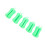 5PCS Silicone Rod Fixed Ball Fastener Green 1