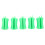 5PCS Silicone Rod Fixed Ball Fastener Green 2