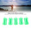 5PCS Silicone Rod Fixed Ball Fastener Green 3