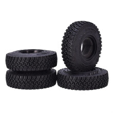 RC Crawler Tires 1.55 Inch 90mm Durable Rubber Wheels for MST Axial Tamiya 4WD Offroad Traction