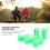 5PCS Silicone Rod Fixed Ball Fastener Green 4