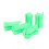 5PCS Silicone Rod Fixed Ball Fastener Green 16