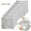 Non Scratch Dishcloths 10PCS Double Layer Wire Mesh Microfiber Nylon Kitchen Scrubbing Cloths Reusable Fast Drying Cleaning Rags 2
