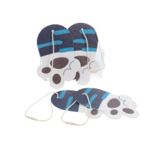 4pcs Cute Cat Paw Sponge Set, Reusable Non Scratch Dishwashing Sponges for Kitchen Cleaning