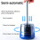 Portable Electric Sharpener For 6.5mm-8mm Diameter Pencil-Red 2
