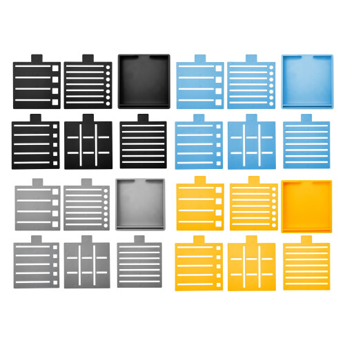 Professional Memo Pad Stencil Template Systems For Sticky-Black 2
