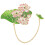 Artistic Flower Engravings Bookmarks Retro Brass Metal-2 1