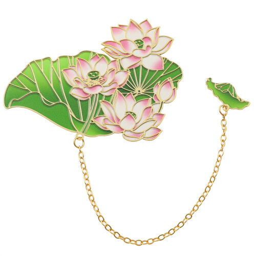 Artistic Flower Engravings Bookmarks Retro Brass Metal-2