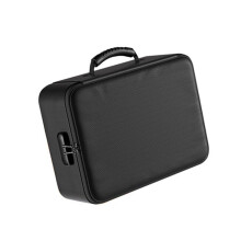 Compacts Fiberglass Document Box With Water And Fire-Black