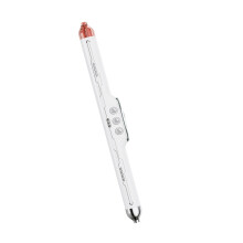 Double Color Gel Ink Pen With 0.5mm Steel Tip-pearl white