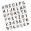 40Pcs Alphanumeric Stencils PET Painting Templates For-3 1