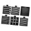 Professional Memo Pad Stencil Template Systems For Sticky-Black 1