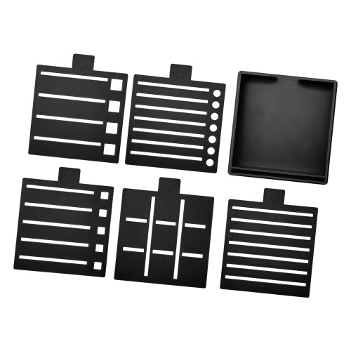 Professional Memo Pad Stencil Template Systems For Sticky-Black