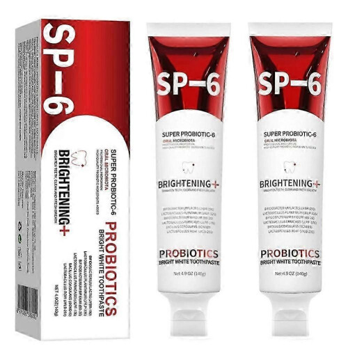 (2pcs) SP-6 Probiotics Whitening Toothpaste for Teeth Brightening Breath Freshening
