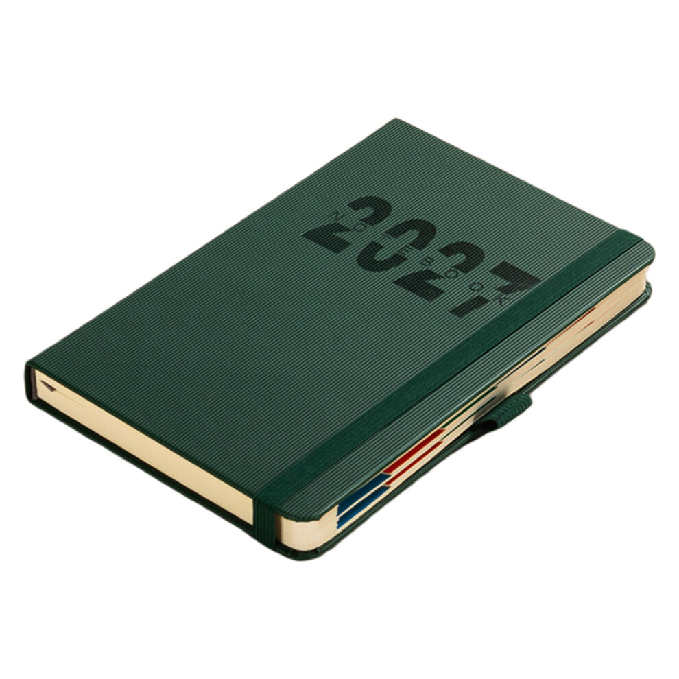 2027 Multifunction Travel Planning Journal Schedule-A5 Green 7627001361973