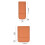 PU-Stift-Organizer-Etui mit 3/6-Gelbe Packung mit sechs Stück 4