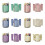 360 Degree Rotating Desk Organiser Box with 5-White 3
