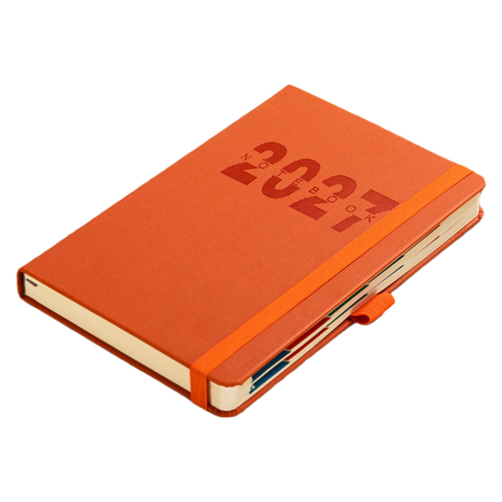 2027 Schedule Planner Daily Planner Multifunctional-A5 Orange 7627001362253