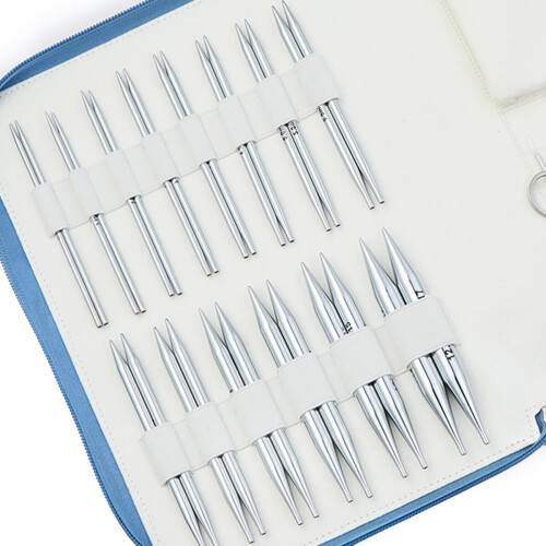 Knitting Pins: Circular: Interchangeable: Normal: Nova Metal: Grande Set 2