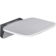 Wall Mounted Shower Seat with NonSlip Surface, Foldable Design for Elderly Seniors and Disabled, 200kg Capacity