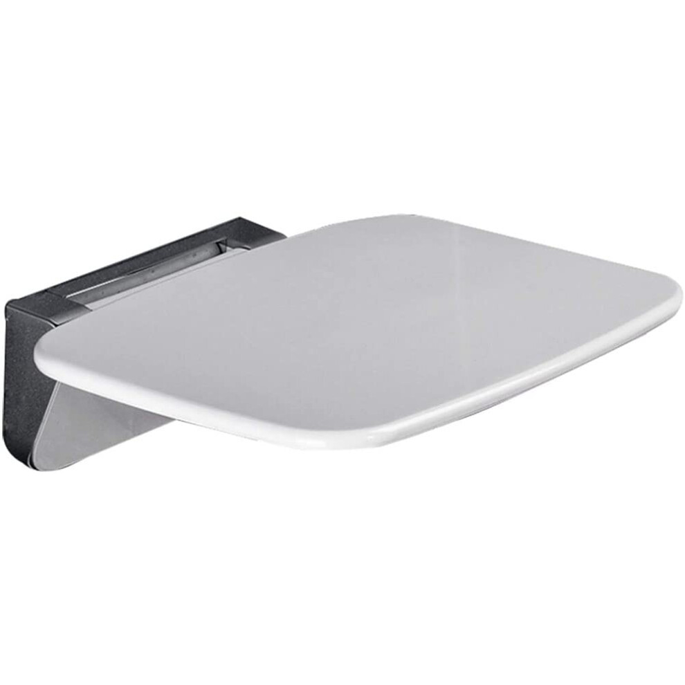 Wall Mounted Shower Seat with NonSlip Surface, Foldable Design for Elderly Seniors and Disabled, 200kg Capacity