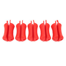 5PCS Fixed Ball Silicone Red 6.1oz Fishing Rod